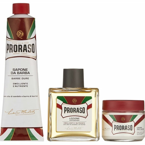 Coffret de Rasage Proraso Rouge Vintage