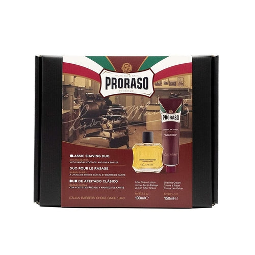 Coffret de rasage Proraso Barbe Dure – 2 pièces