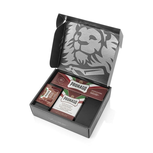 Coffret de Rasage Proraso Barbe Dure – 2 Pièces