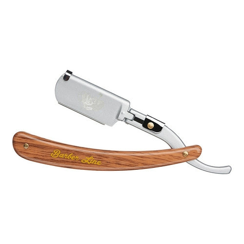 Shavette professionnelle Eurostil à manche en bois