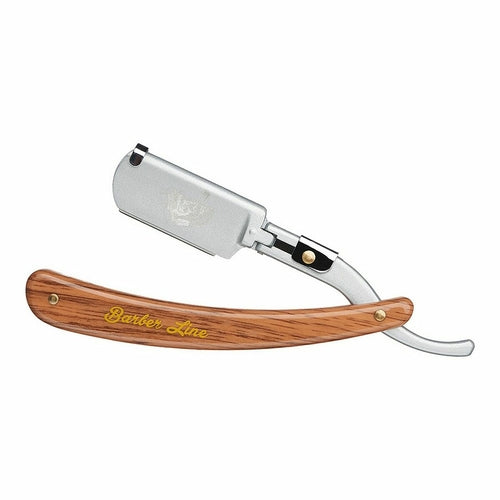 Shavette professionnelle Eurostil à manche en bois
