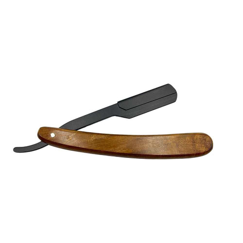 Shavette professionnelle en bois – Lame interchangeable